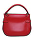 Small Amberly Frill Satchel, &pound;375, Handbags, Red, Leather, Back view